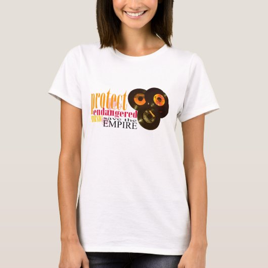 Goede muziek is in gevaar t-shirt (Voorkant)