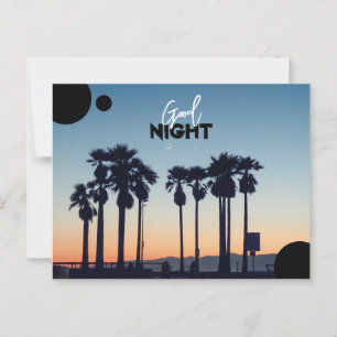 Goede Nacht Ansichtkaart Briefkaart