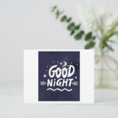 Goede nacht briefkaart (Staand voorkant)