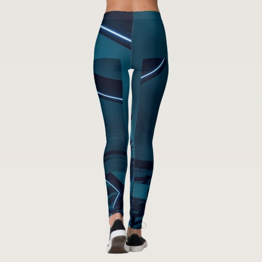 Goede nacht gloed moderne avond Leggings (Achterkant)