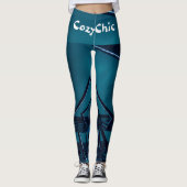 Goede nacht gloed moderne avond Leggings (Voorkant)