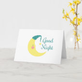 Goede nacht kaart (Gele Bloem)