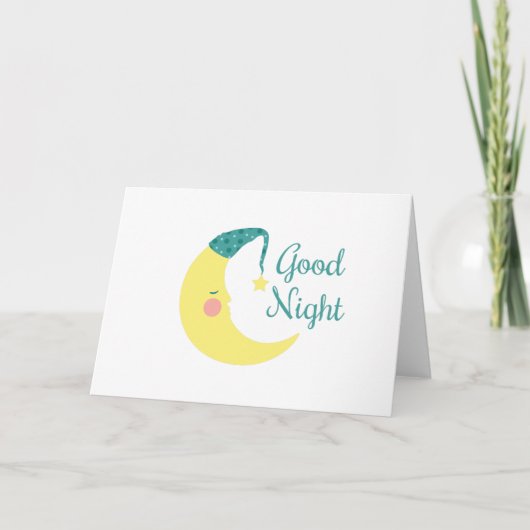 Goede nacht kaart (Voorkant)