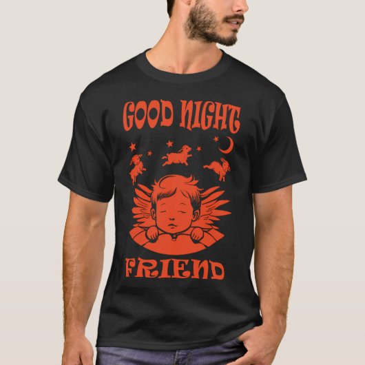 Goede Nacht Kind - Lichtrood T-shirt (Voorkant)