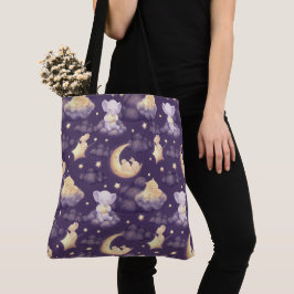 Goede Nacht Met Cute Slaapdier Dier Tote Bag