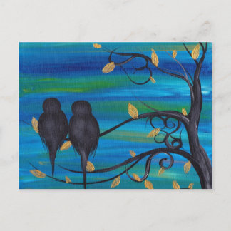 Goede nacht mijn liefde briefkaart