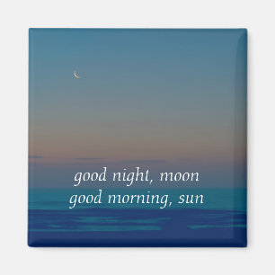 Goede nacht naar de maan magneet