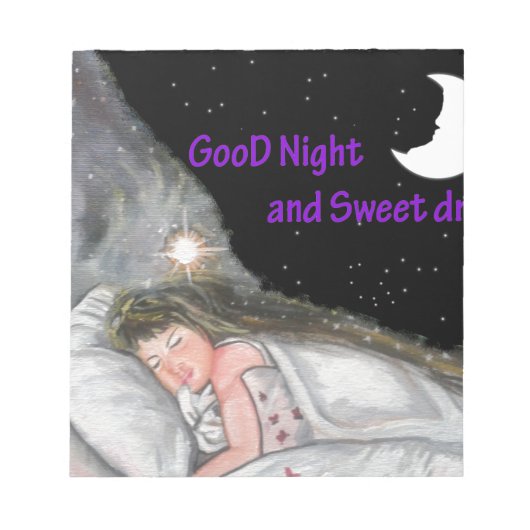 Goede nacht notitieblok (Voorkant)