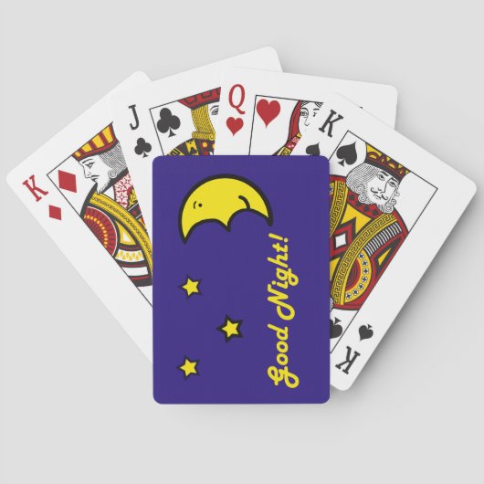 Goede nacht speelkaarten (Achterkant)