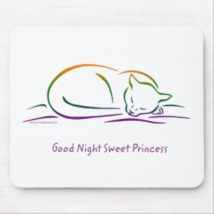 Goede Nacht Zoete Prinses (Kat) Muismat