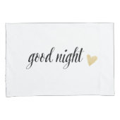 Goede nachtelijke en mooie dromen met hart kussensloop (Voorkant-Rechts)