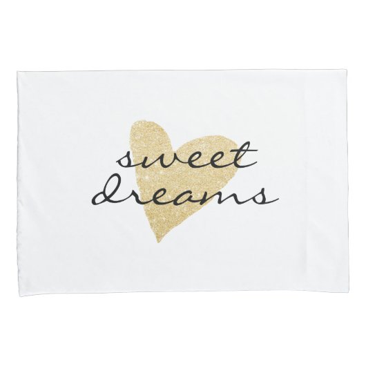 Goede nachtelijke en zoete dromen en hartstilstand kussensloop (Voorkant-Rechts)