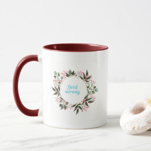 goede ochtend keramische mok voor thee en koffie