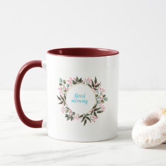 goede ochtend keramische mok voor thee en koffie