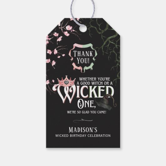 Goede of slechte verjaardag cadeaulabel (Voorkant)