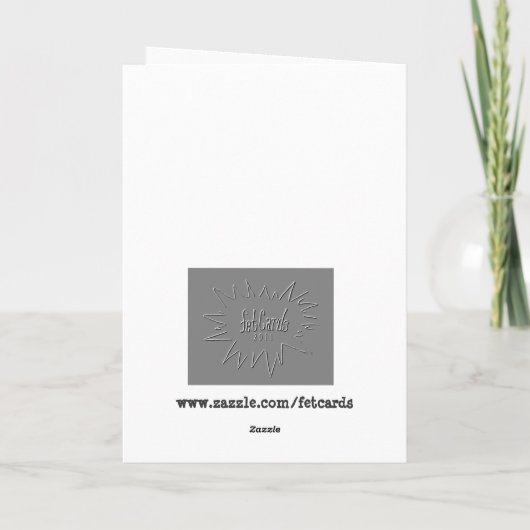 Goede Ol Gevormde Vakantie Feestdagen Kaart (Achterkant)