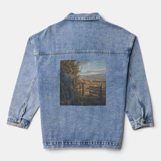 Goede Oude Bill Orchard Licht Americana Denim Jacket (Achterkant)