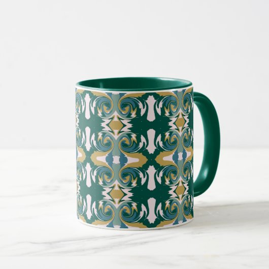 Goede oude dagen Art Deco Mok (Voorkant rechts)