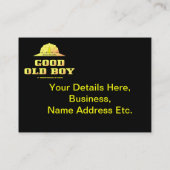 Goede Oude Jongen Visitekaartjes (Achterkant)