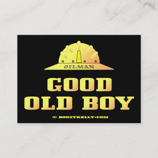 Goede Oude Jongen Visitekaartjes (Voorkant)