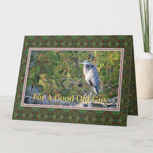 Goede oude kerel Happy Birthday Card Kaart (Voorkant)