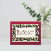 Goede Oude Kerstmis Feestdagenkaart (Staand voorkant)