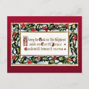 Goede Oude Kerstmis Feestdagenkaart