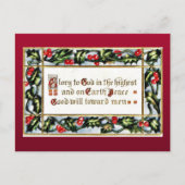 Goede Oude Kerstmis Feestdagenkaart (Voorkant)