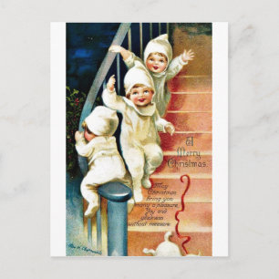 Goede Oude Kerstmis Feestdagenkaart