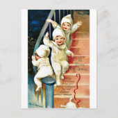 Goede Oude Kerstmis Feestdagenkaart (Voorkant)