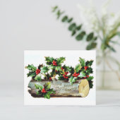 Goede Oude Kerstmis Feestdagenkaart (Staand voorkant)