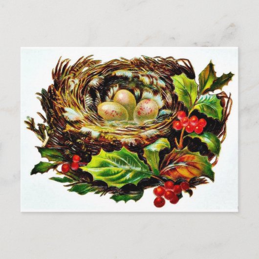 Goede Oude Kerstmis Feestdagenkaart (Voorkant)