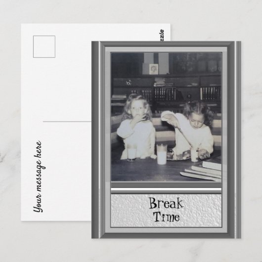 Goede oude tijd briefkaart (Voorkant / Achterkant)