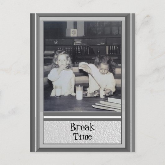 Goede oude tijd briefkaart (Voorkant)