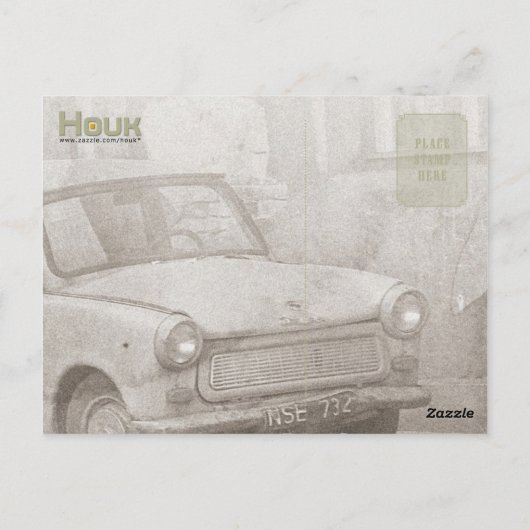 Goede oude tijden briefkaart (Achterkant)