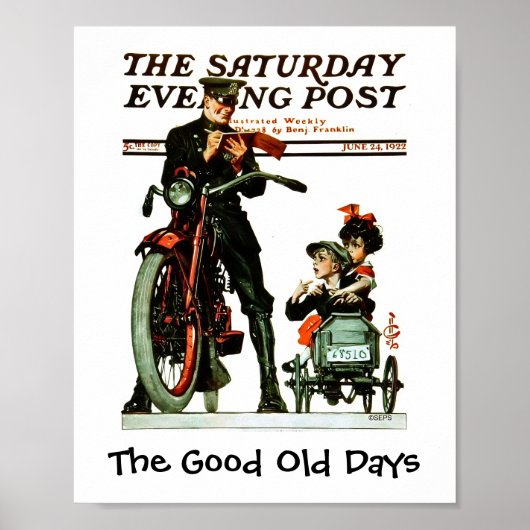 Goede Oude Tijden - Saturday Evening Post Poster (Voorkant)