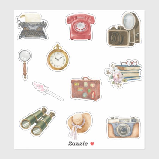 Goede oude Vintage Sticker (Vel)