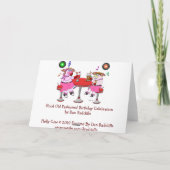 Goede ouderwetse verjaardag kaart (Achterkant)