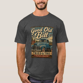 Goede Ouwe Bill Grappige Bill Vintage Truck T-shirt