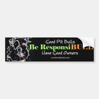 Goede Pit Bulls bumper sticker