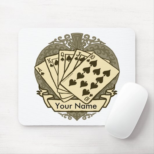 Goede Poker Hand muismat (Met muis)