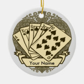 Goede Poker Hand ornament (Voorkant)