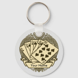 Goede Poker Hand sleutelhanger
