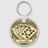 Goede Poker Hand sleutelhanger (Voorkant)