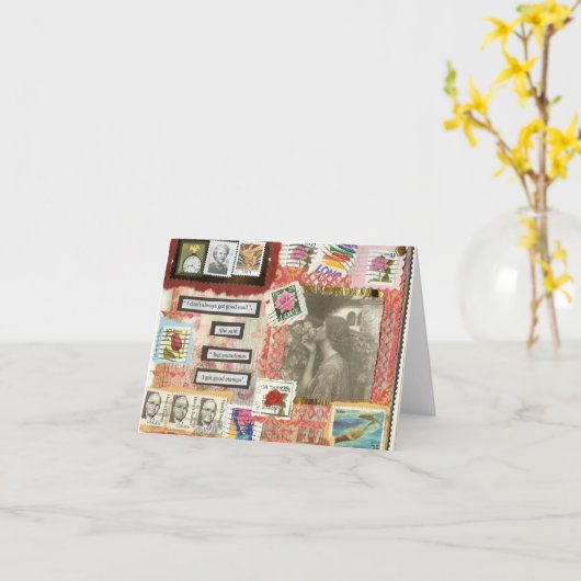 Goede Post Notecard door Mary Dunham Walters Kaart (Gele Bloem)