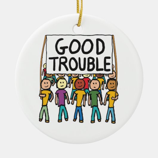 Goede Problemen Keramisch Ornament (Voorkant)