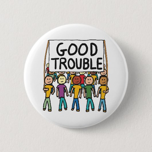 Goede problemen ronde button 5,7 cm (Voorkant)