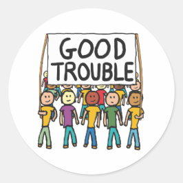 Goede Problemen Ronde Sticker