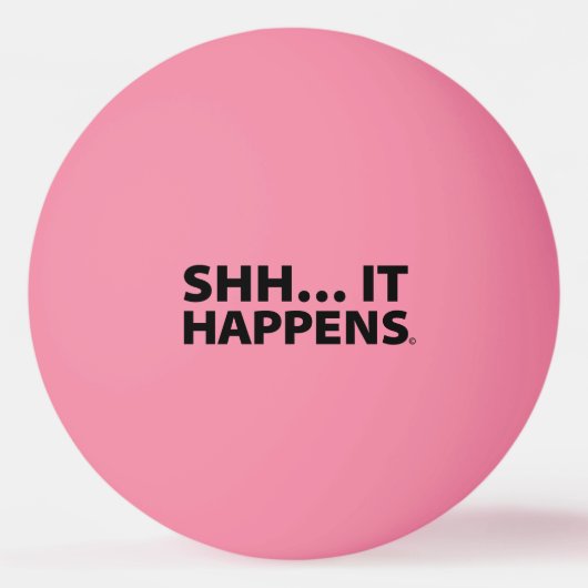 GOEDE PUPPY Ping Pong Ball . Het gebeurt... Zwart (Achterkant)