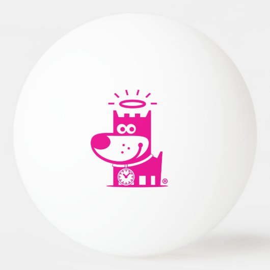 GOEDE PUPPY Ping Pong Ball . Magenta (Voorkant)